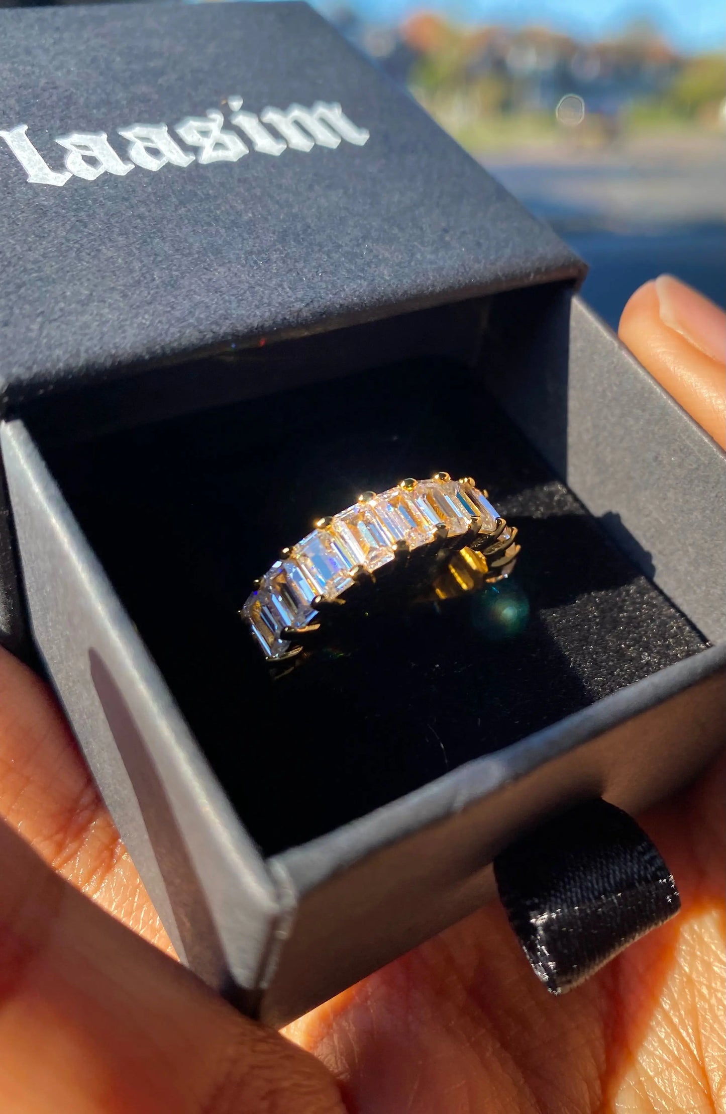 925 Cubic ZC band ring laasim