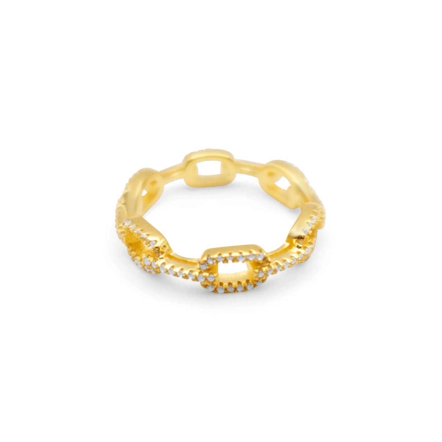 925 Soraya Cubic CZ Chain Ring laasim
