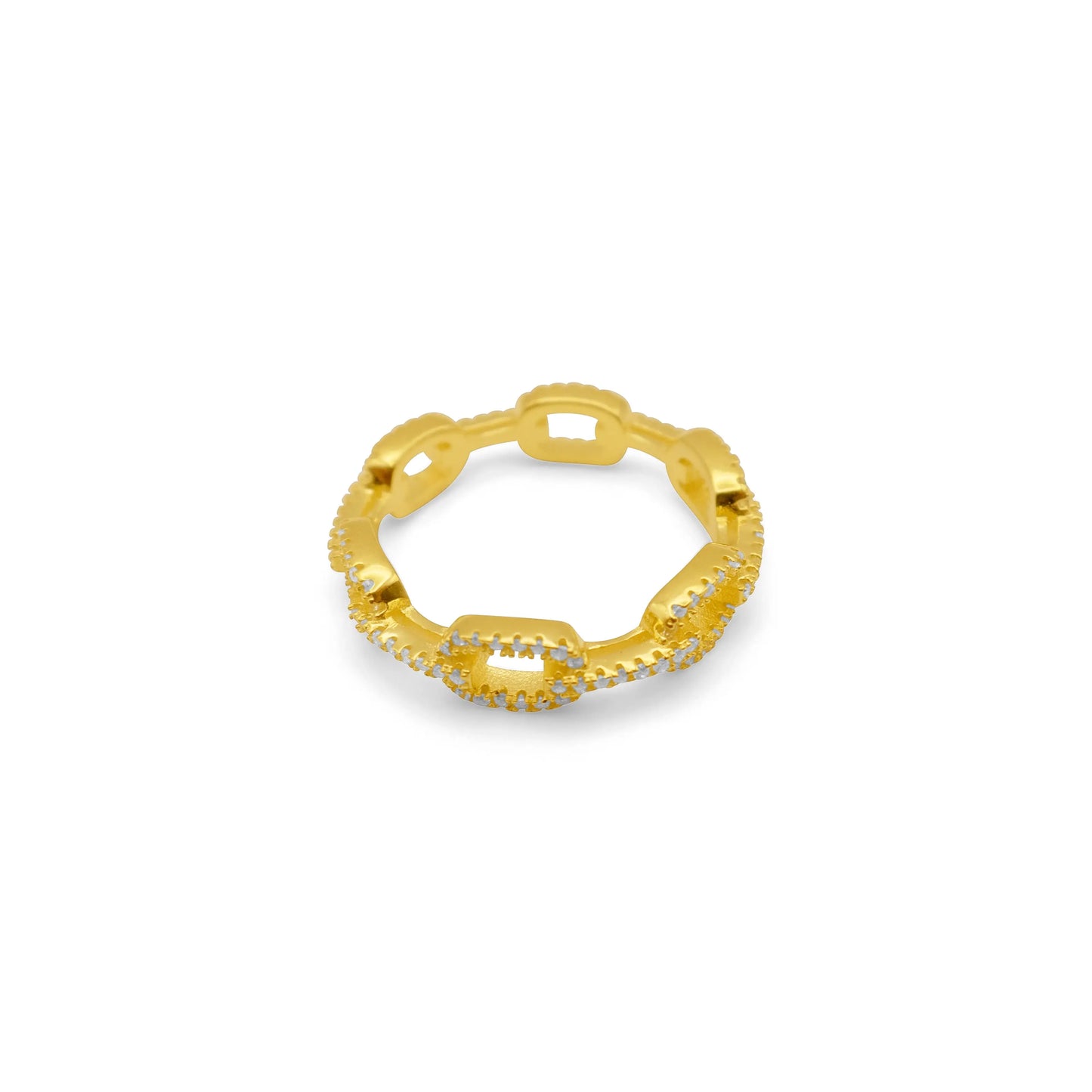 925 Soraya Cubic CZ Chain Ring laasim