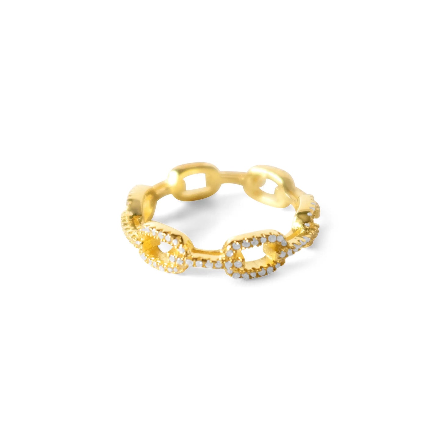 925 Soraya Cubic CZ Chain Ring laasim